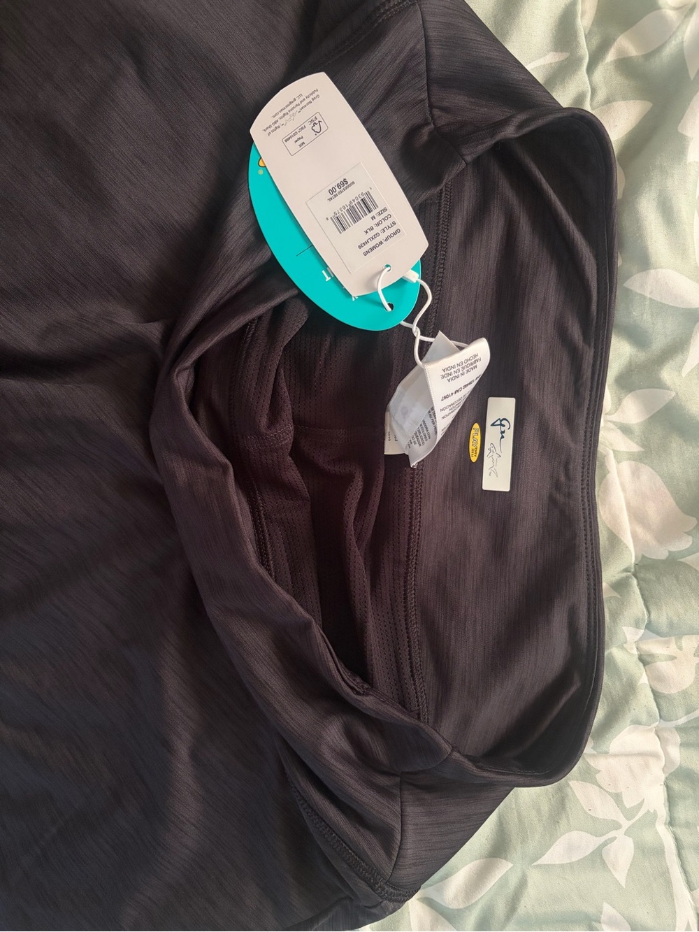 Greg Norman Collection Black Athletic Skort - Picture 2 of 2